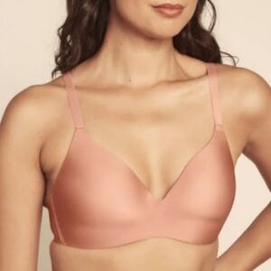 Knix Infinity Bra Sz XL in Pink Ginger